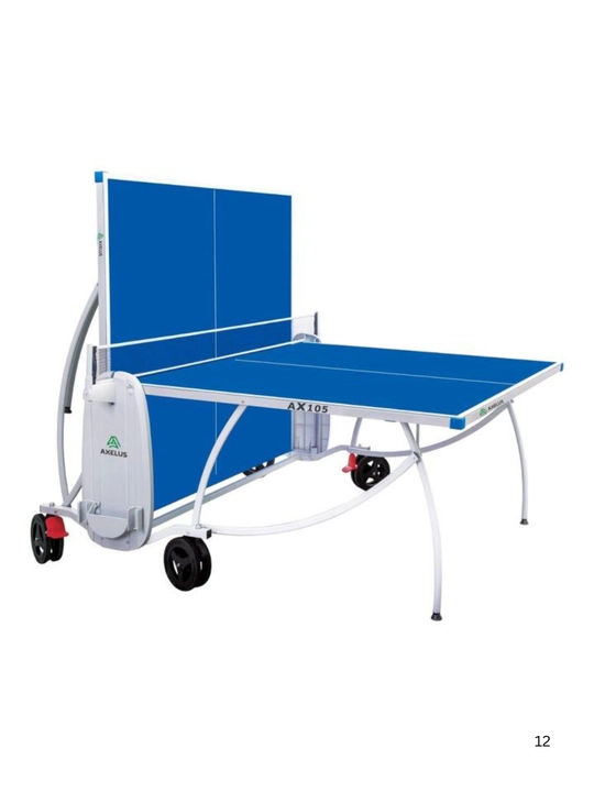 Stol tennisi, stol o‘lchamlari: 274 x 152,5 x 76 sm, HP plitasi (suv o‘tkazmaydigan)