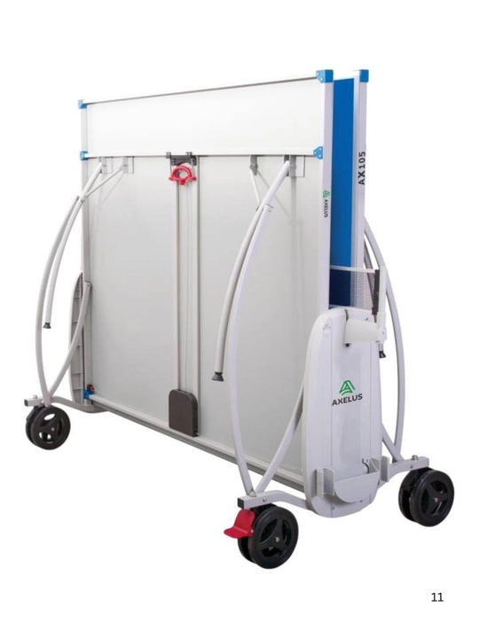 Stol tennisi, stol o‘lchamlari: 274 x 152,5 x 76 sm, HP plitasi (suv o‘tkazmaydigan)