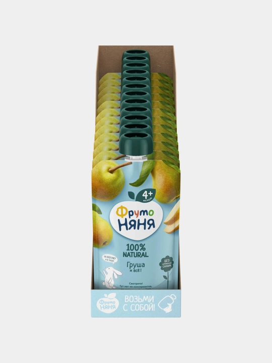 FrutoNyanya mevali pyure nok tabiiy 90 g paуч 12 dona