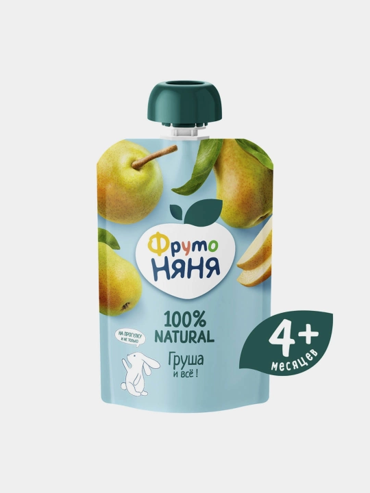 FrutoNyanya mevali pyure nok tabiiy 90 g paуч 12 dona