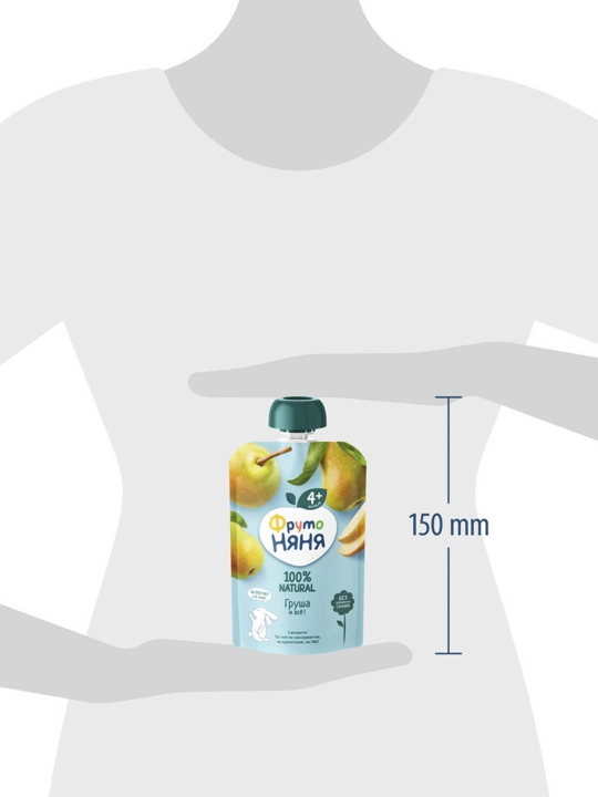 FrutoNyanya mevali pyure nok tabiiy 90 g paуч 12 dona