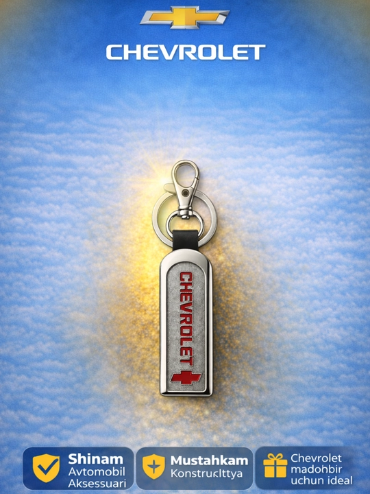 Автомобильные аксессуары, брелок, ключи с надписью CHEVROLET, автоаксессуары - 
