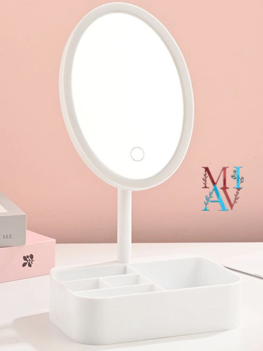 LED sensorli kosmetik oyna – 3 xil yoritish rejimi, sensorli boshqaruv va USB orqali