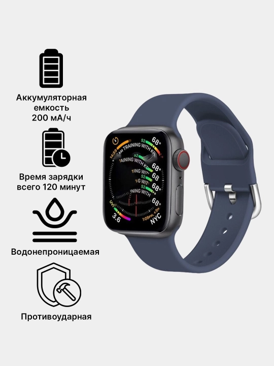 Aqlli soat Big Smart Watch T800 Pro Max, iOS, Android uchun