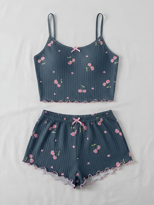 Ayollar uchun pijama to'plami, yumshoq trikotaj