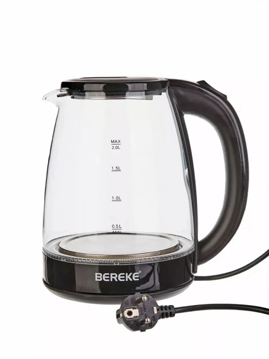 Yoritgichli elektr choynak, shisha