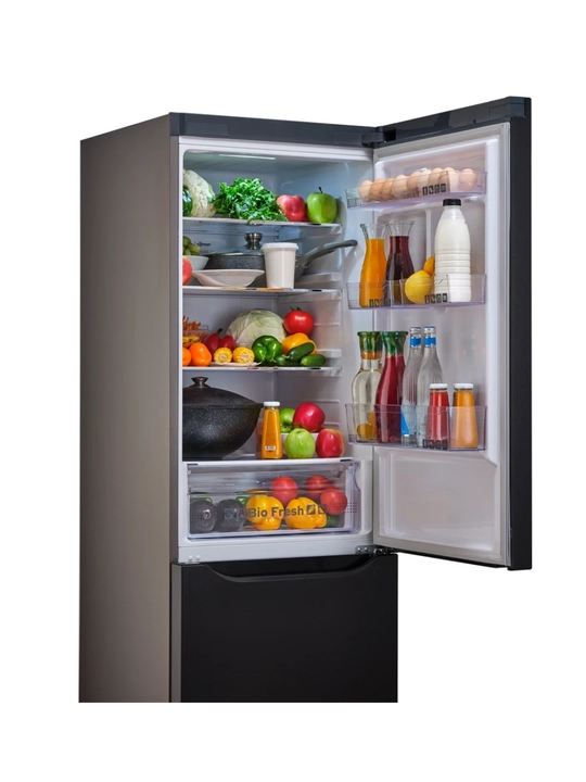 Холодильник ARTEL DE FROST HD 410RN, Нержавейка, черный