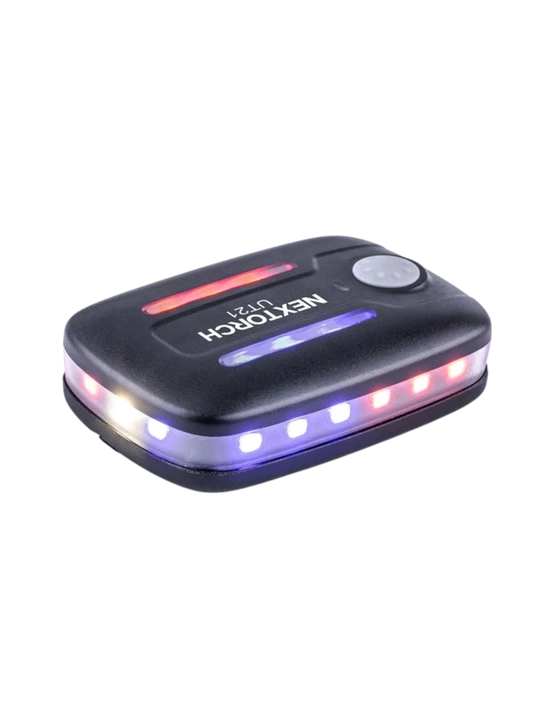 NEXTORCH UT21 signal fonari — favqulodda, 360° ko‘rinish, USB-C