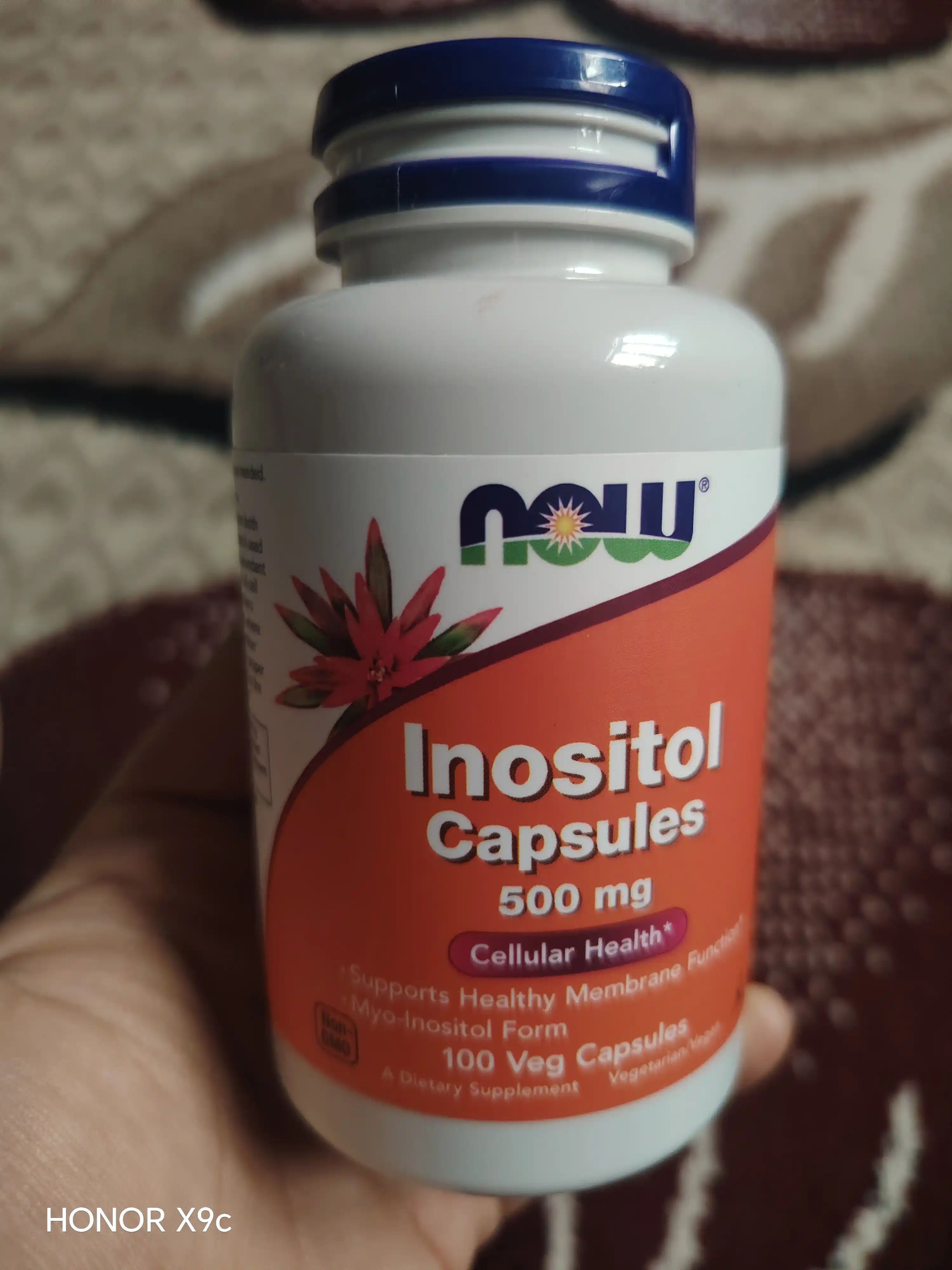 Inozitol Now Foods Inositol 500 mg USA, 100 kapsula