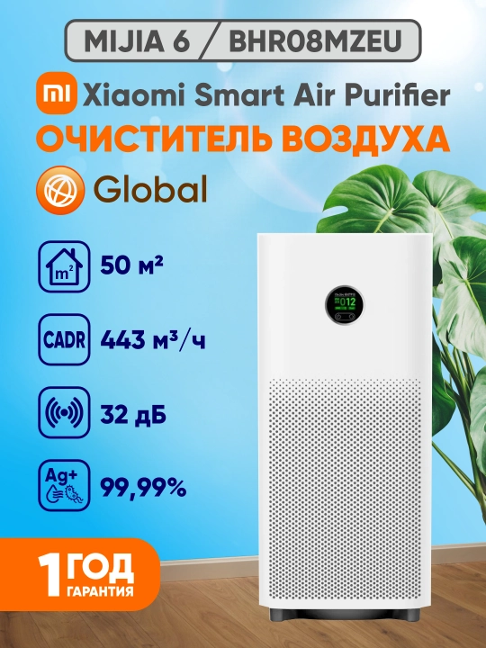 Очистители воздуха Xiaomi Smart Air Purifier Compact / 4 / 4 Lite / 4 Pro/ Elite, global