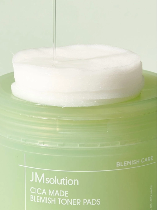JM Solution Cica Made Blemish Toner Pads — успокаивающие тонер-пэды с центеллой