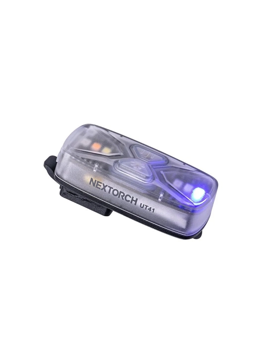 NEXTORCH UT41 signal fonari — ko‘p rangli, akkumulyatorli, USB-C