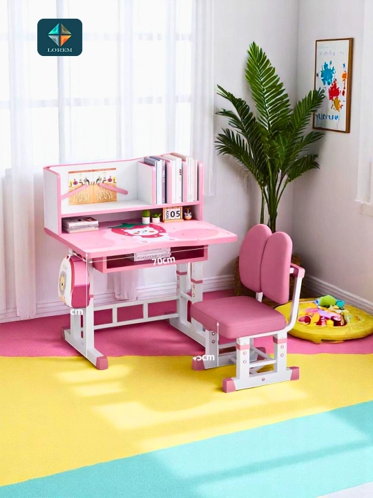 Детские парты и стулья, набор регулируемой высоты, Hello Kitty, космос, супергерои
