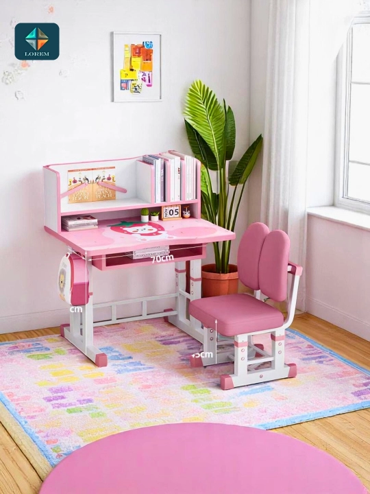 Детские парты и стулья, набор регулируемой высоты, Hello Kitty, космос, супергерои