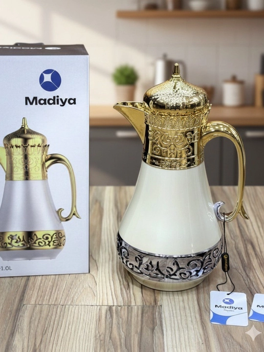 Декоративный термос Madiya — элегантный кофейник в арабском стиле, 1.0 л - 
