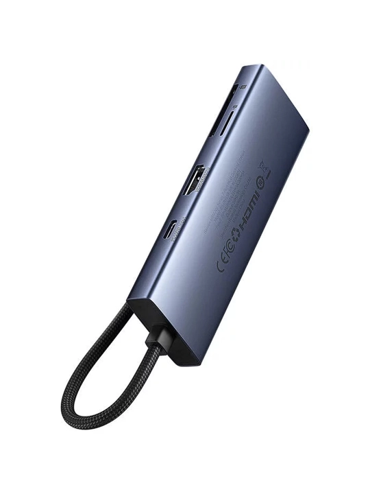 Dok-stansiya Baseus UltraJoy Series 7-Port HUB Docking Station Space Grey
