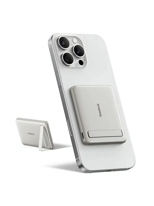 Tashqi akkumulyator Baseus PicoGo AM31 Qi2 Power Bank 5000mAh