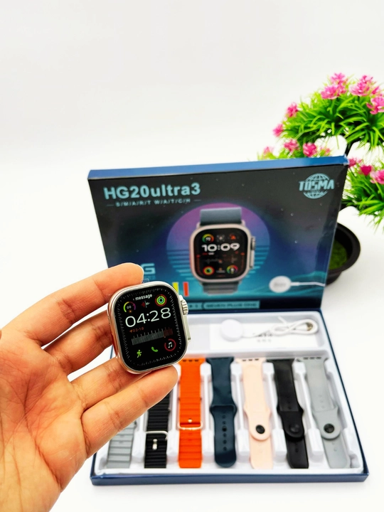 Smart Watch Ultra и Smart Watch 10, наушники Pods 2, ремешки 8–10 штук