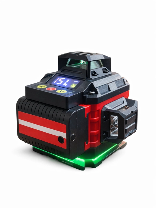 Professional 360° Yashil Lazer Nivo – 8.4V Lityum Batareyali