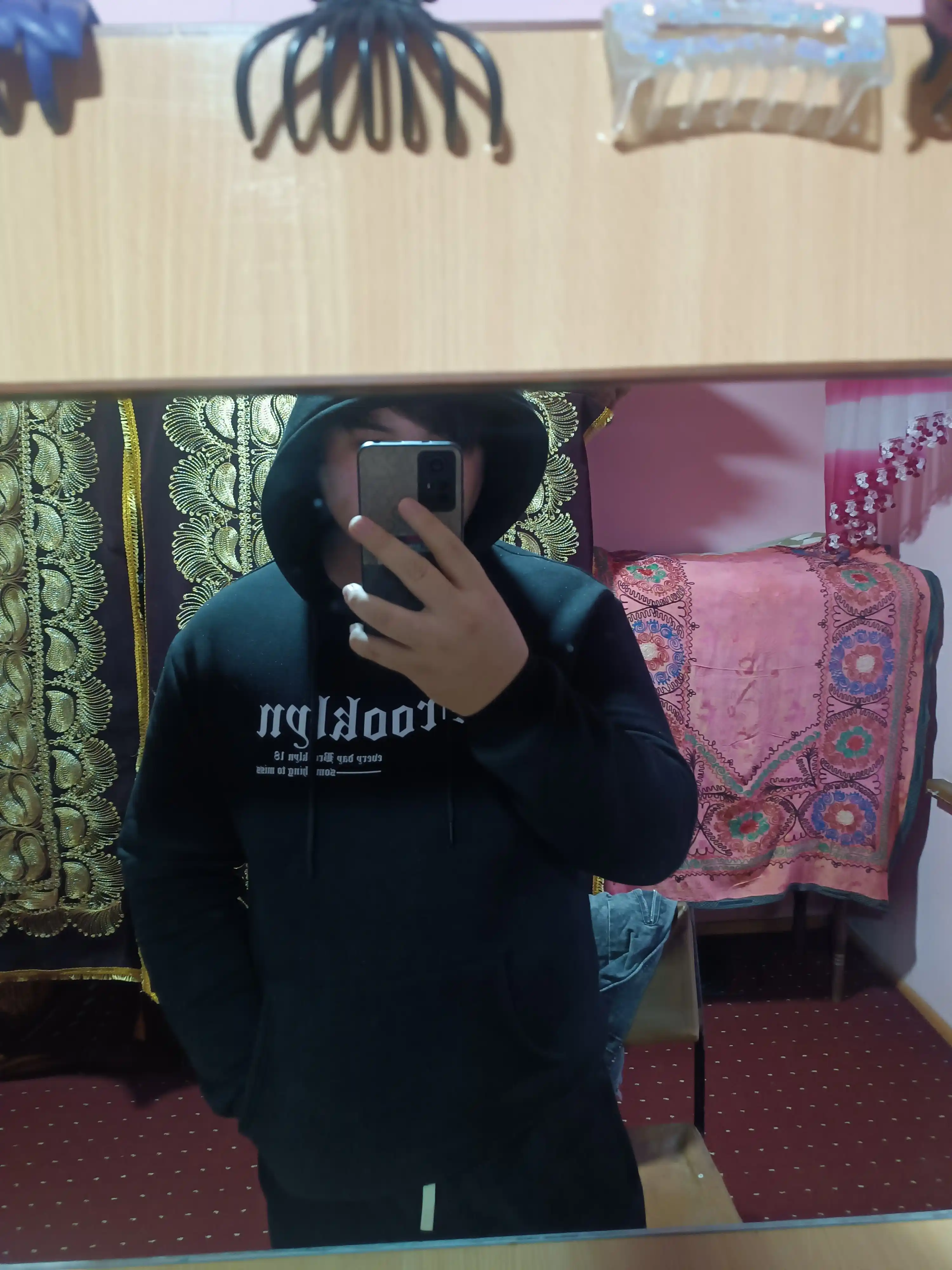 Erkaklar va ayollar uchun Oversayz xudi (uniseks) Nachosli