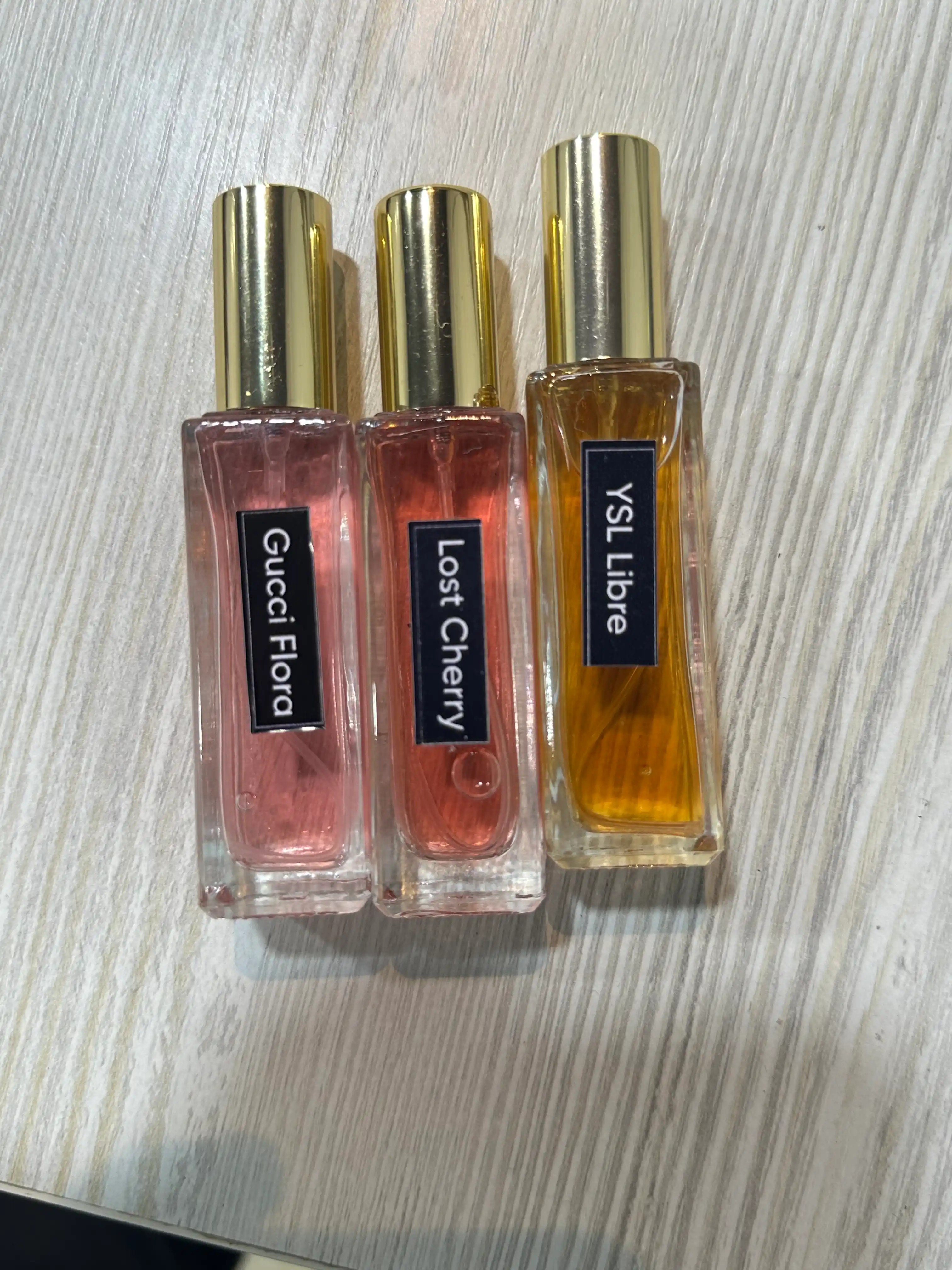 Ayollar uchun atir Lost Cherry Tom Ford, YSL Libre, Gucci Flora 3 ayollar ifori