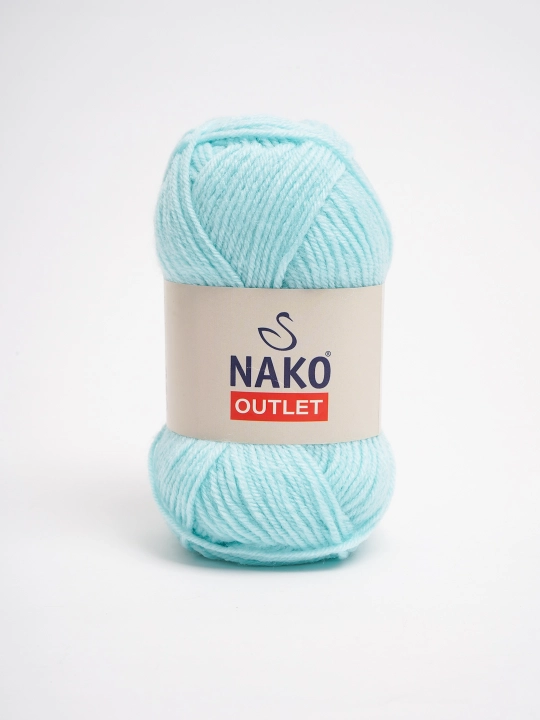 Пряжя Nako Outlet - плотная вязка,100% акрил, 250 м, 50 г (+- 5 г, 10%+-),в упаковке 1 шт - 