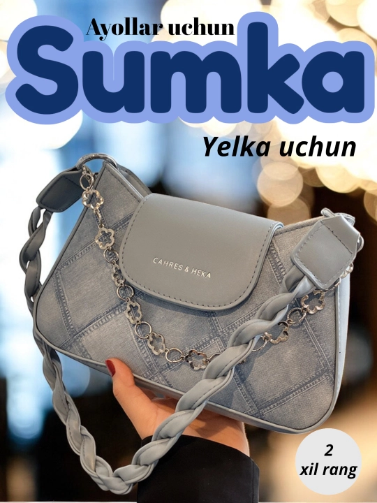 Ayollar sumkasi, sumka, qizlar uchun sumka, yelkama, sumkalar - 