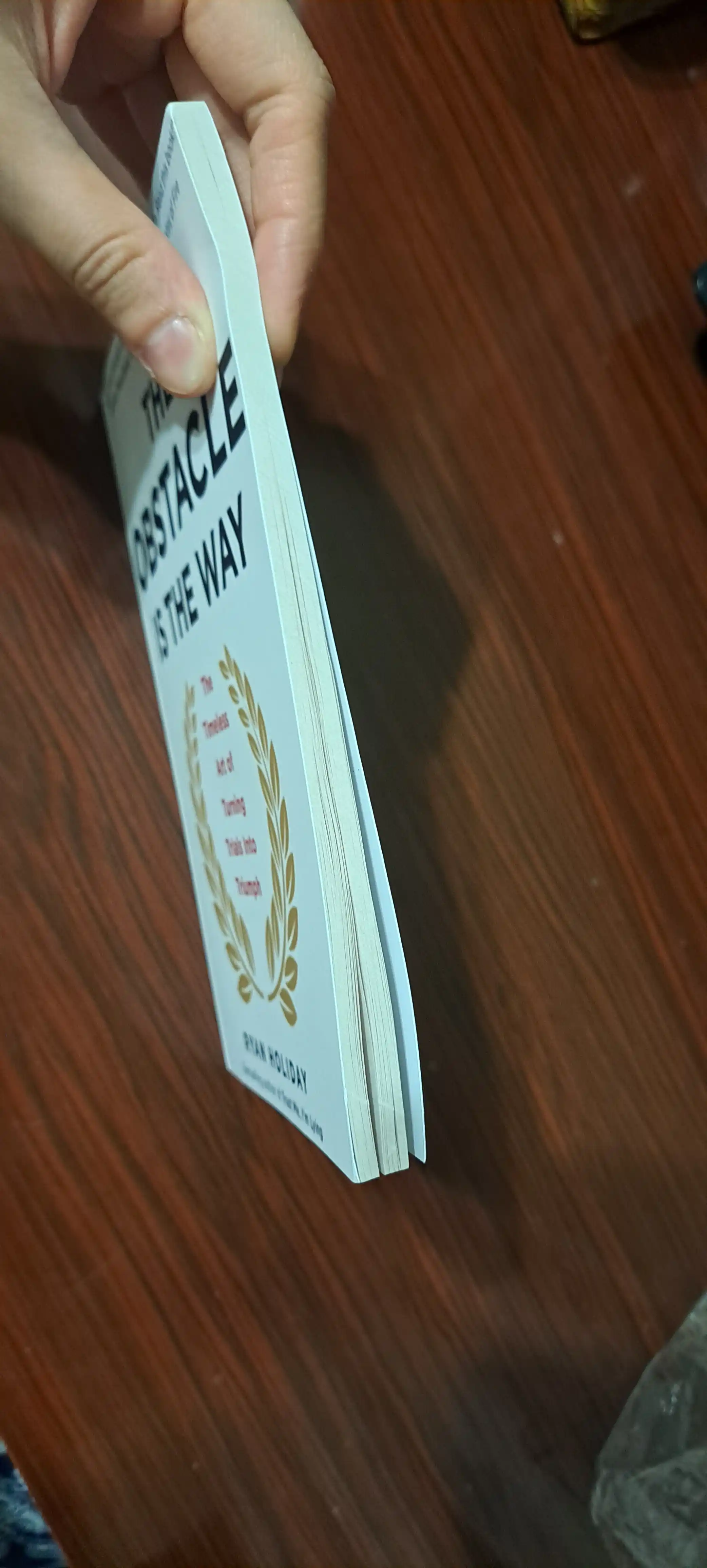 The obstacle is the way, Ryan Holiday