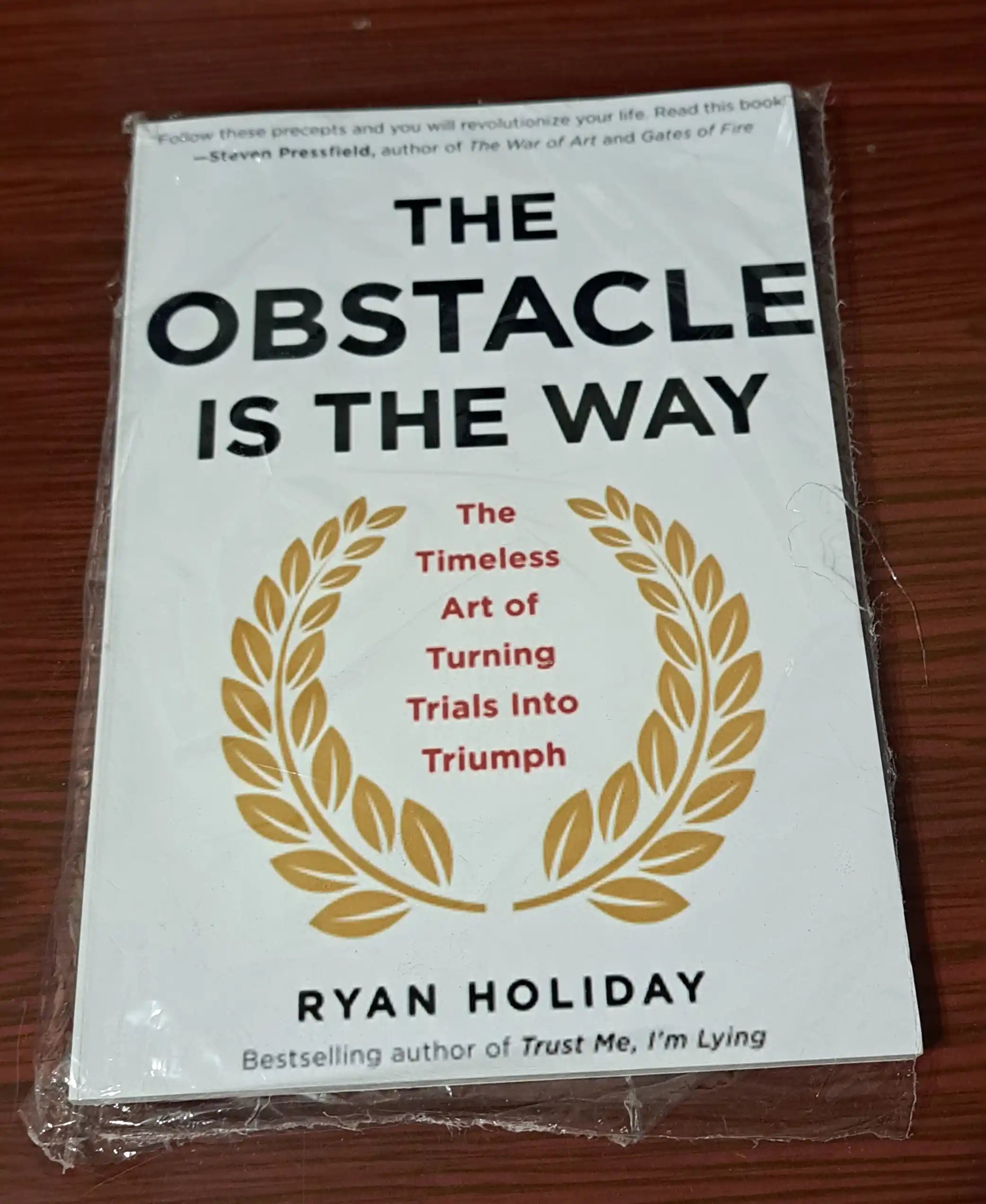 The obstacle is the way, Ryan Holiday