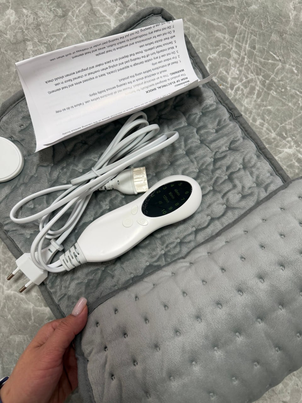 Elektr matras isitish funktsiyasi bilan isitish Pedi, isitish Pedi, termokovrik