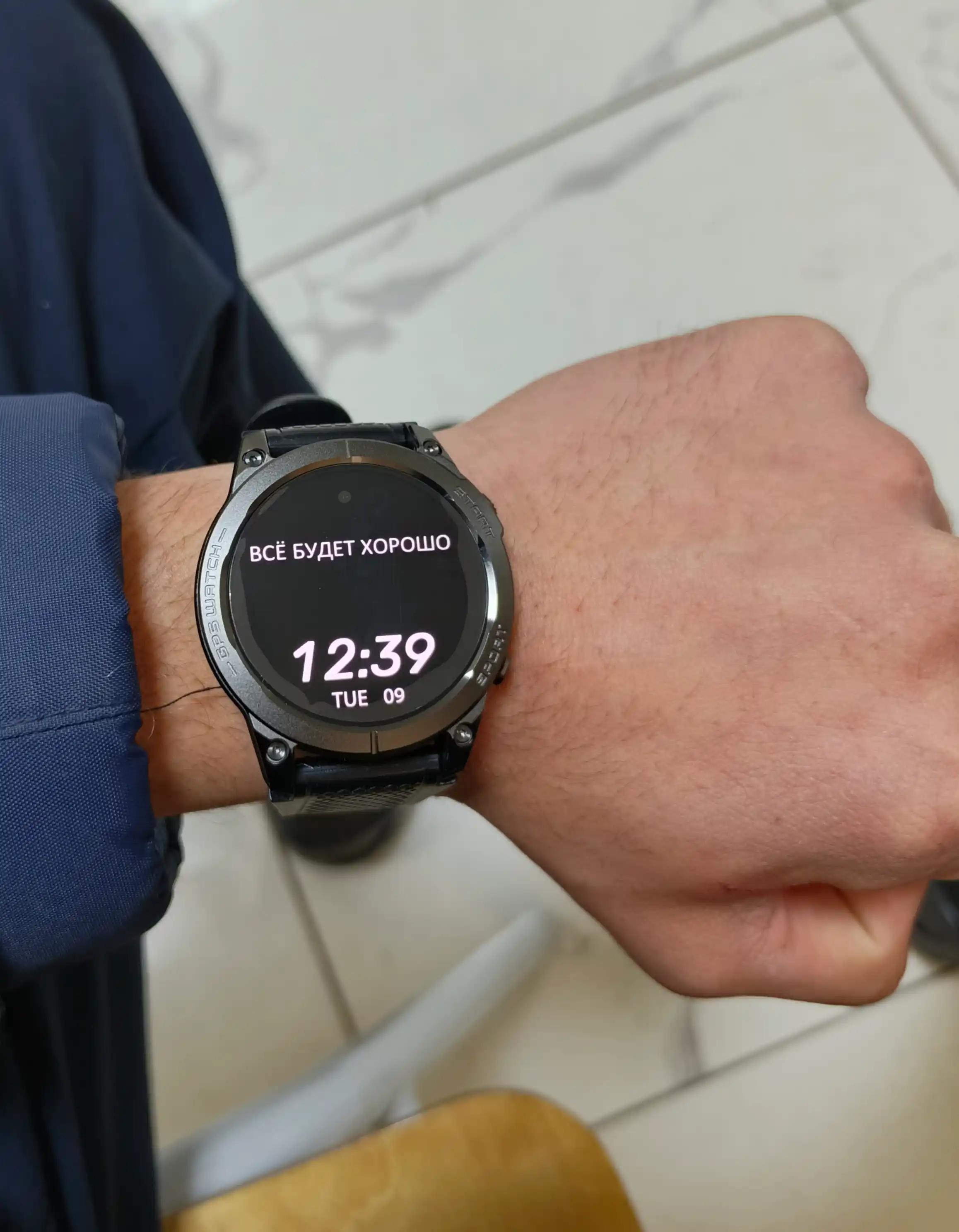 Smart watch Zeblaze Stratos 3 Pro AMOLED, GPS, Bluetooth qo‘ng‘iroqlar, puls va SpO₂