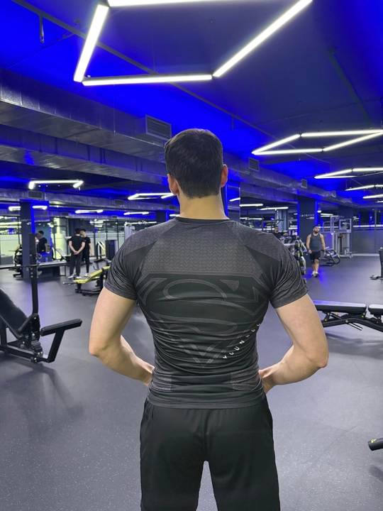 Kompression futbolka, sport, rashgard, erkaklar uchun, fitnes uchun