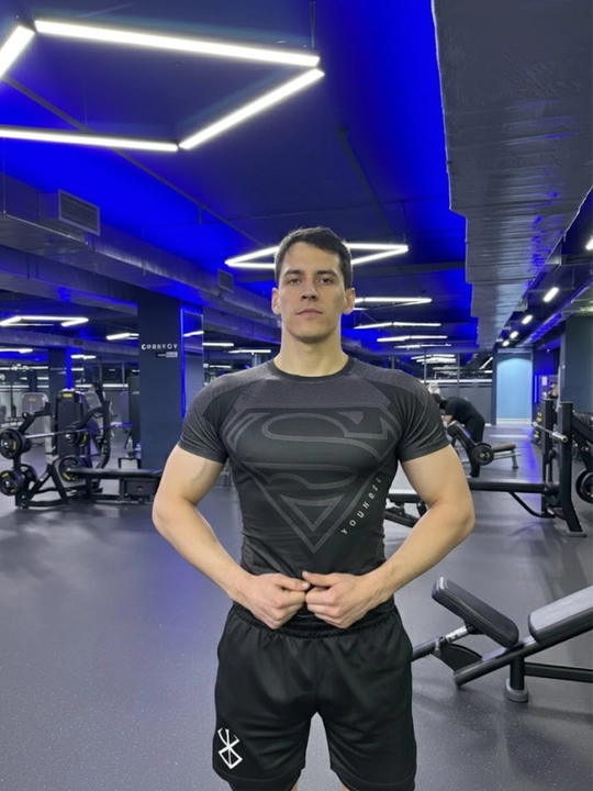 Kompression futbolka, sport, rashgard, erkaklar uchun, fitnes uchun