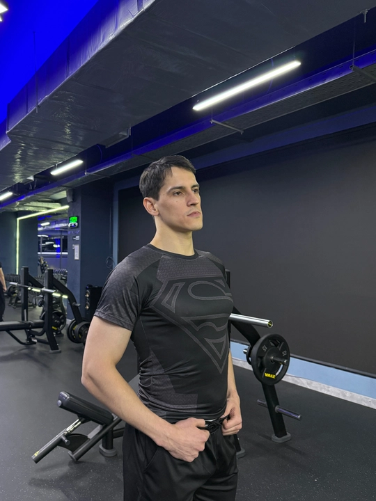 Kompression futbolka, sport, rashgard, erkaklar uchun, fitnes uchun