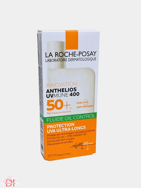 Yengil SPF La Roche Anthelios SPF 50+ Oil Control fluyid, yog‘li teri uchun, UVA himoyali, 50 ml