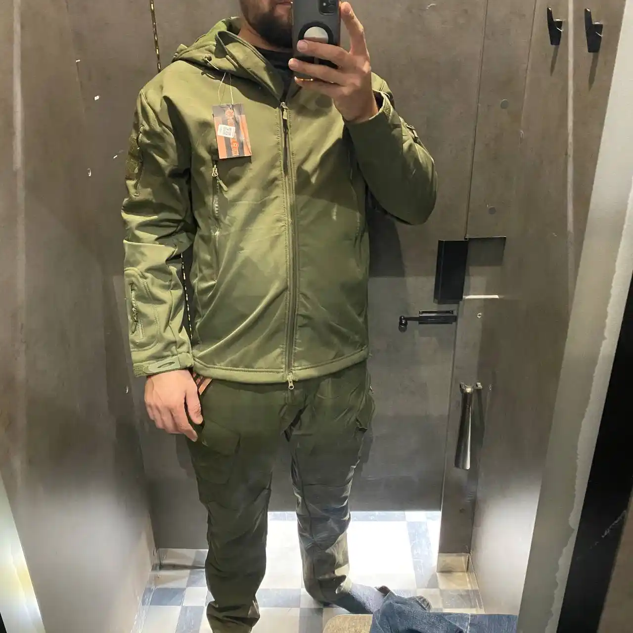 Тактический комплект Softshell 5.11 — зимний, куртка и штаны, влагозащита