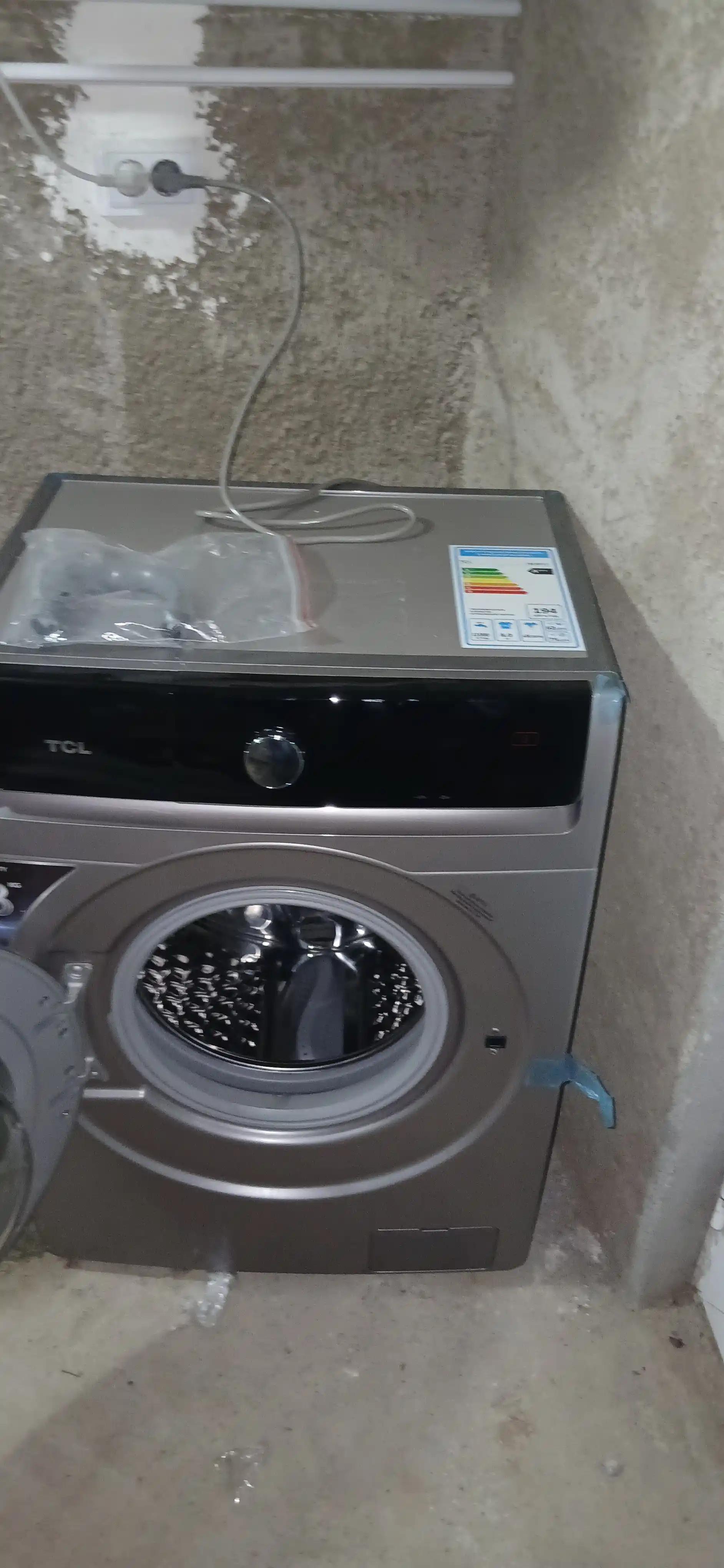 Kir yuvish mashinasi TCL P808FL Turbo Inverter Smart++ , 8 kg, 2 xil rang