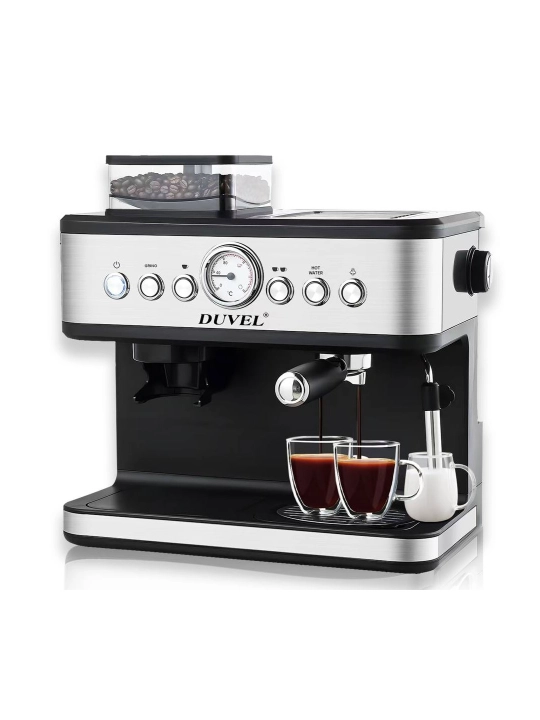 Kompensator va kapuchino qaynatgichli professional qahva mashinasi Duvel DL-007