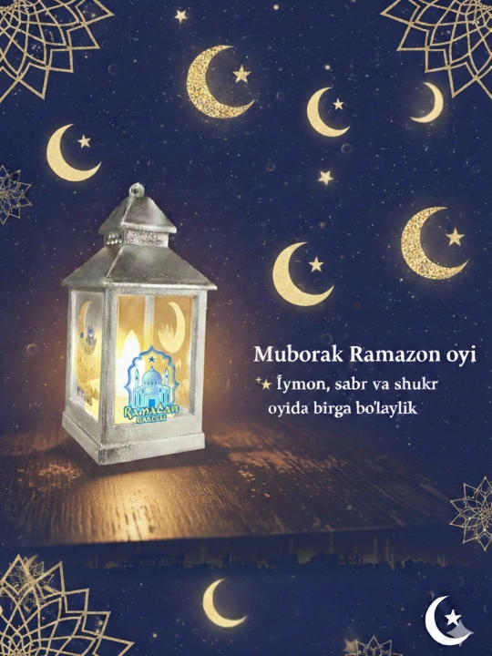 LED sham, batareykali, lampa, dekorativ va ramazon oyi uchun led shamchalar