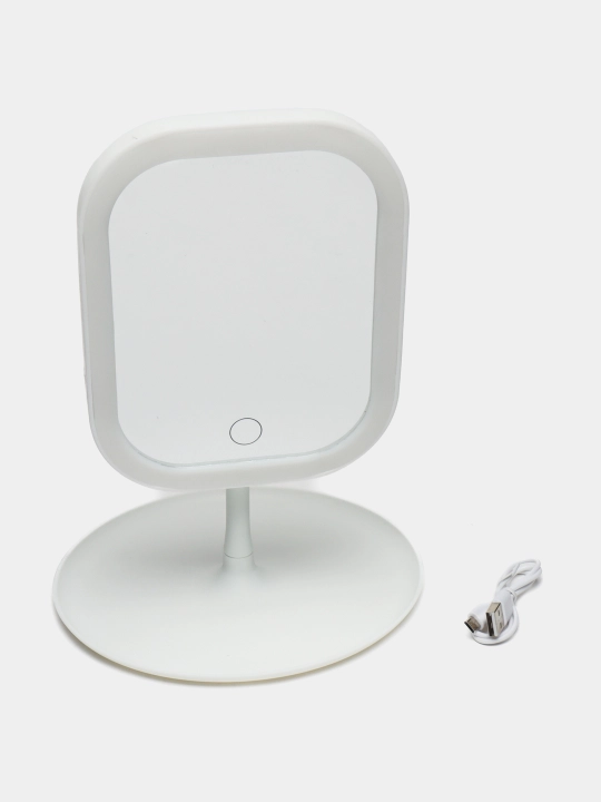 Kosmetik oyna, ikki tomonlama oyna, LED kosmetik oyna, oyna organizer bilan