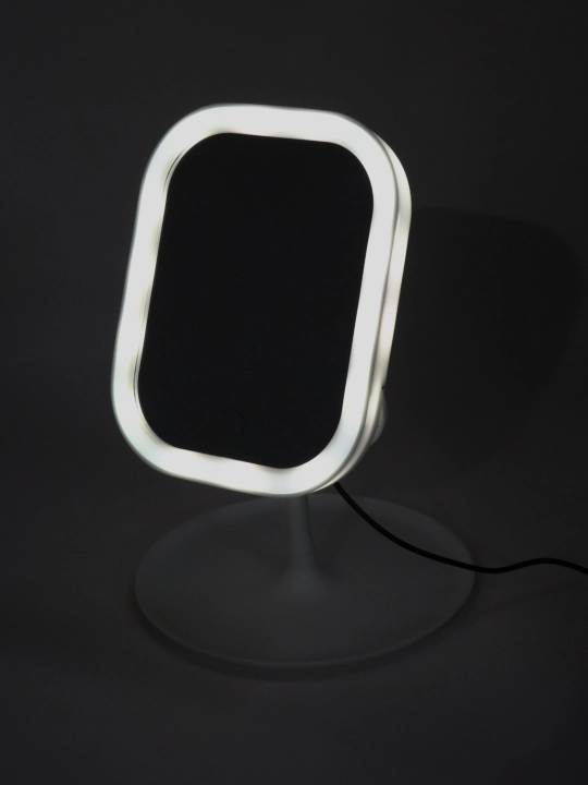Kosmetik oyna, ikki tomonlama oyna, LED kosmetik oyna, oyna organizer bilan