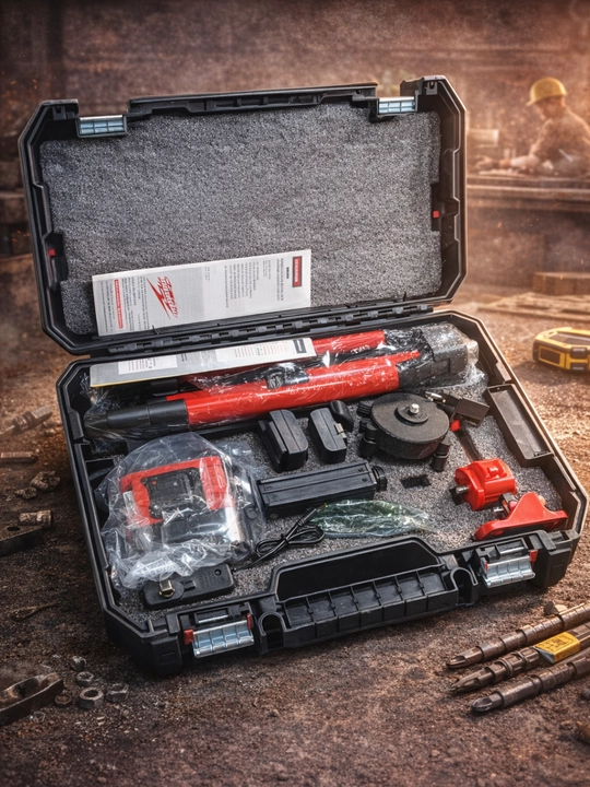 Professional 360° Yashil Lazer Nivo – 8.4V Lityum Batareyali