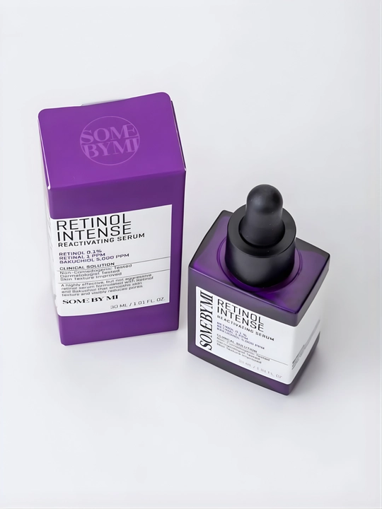 Yuz uchun qarishga qarshi Retinol Intense zardobi, retinol va bakuchiol bilan, 30 ml