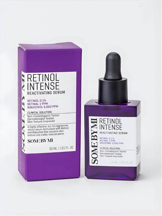 Yuz uchun qarishga qarshi Retinol Intense zardobi, retinol va bakuchiol bilan, 30 ml