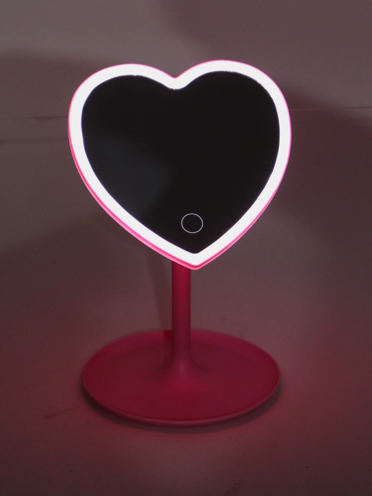 Kosmetik oyna, ikki tomonlama oyna, LED kosmetik oyna, oyna organizer bilan