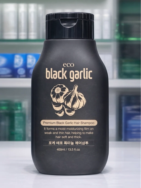Шампунь для волос, Rosee Eco Aloe, Eco Argan, Eco Black Garlic, 400 ml