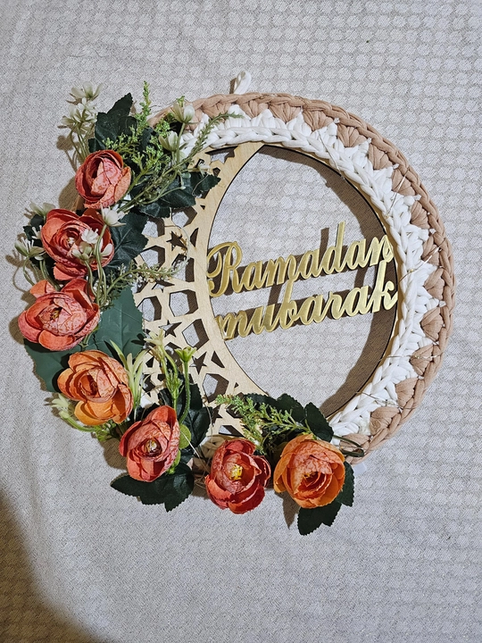 Hayit bayram,  ramazon oyi bezagi, diod lampa sovg'a, ilgich bilan 35x35 sm bayram bezagi