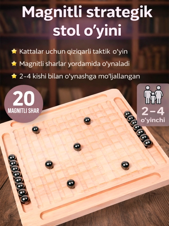 No9413-17 Stol o‘yini magnit jangi - 