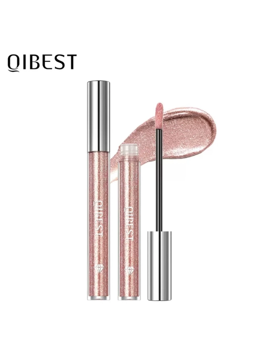 Блестки для губ и глаз Qibest, 24часовая стойкость, блестки для кожи, космические блестки