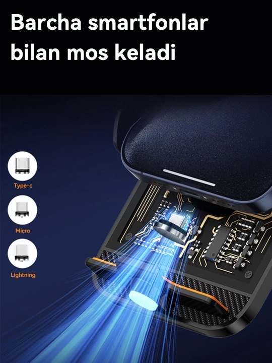 Universal avtomobil ushlagichi, telefon ushlagichi, 360 daraja aylanish